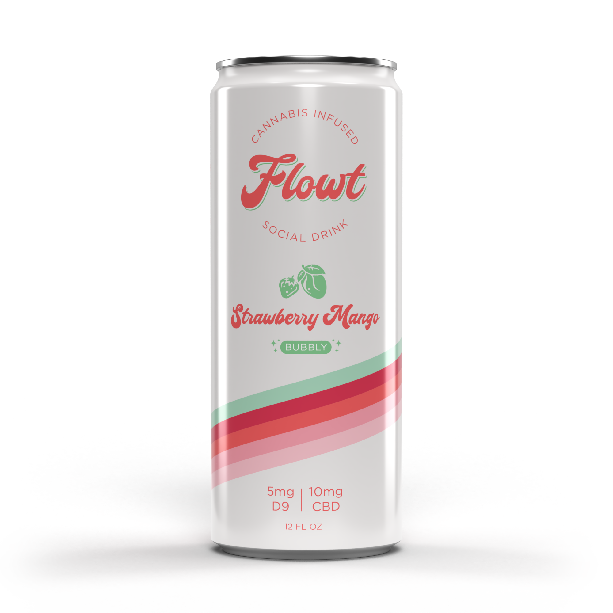 Flowt Strawberry Mango THC-Infused Social Tonic