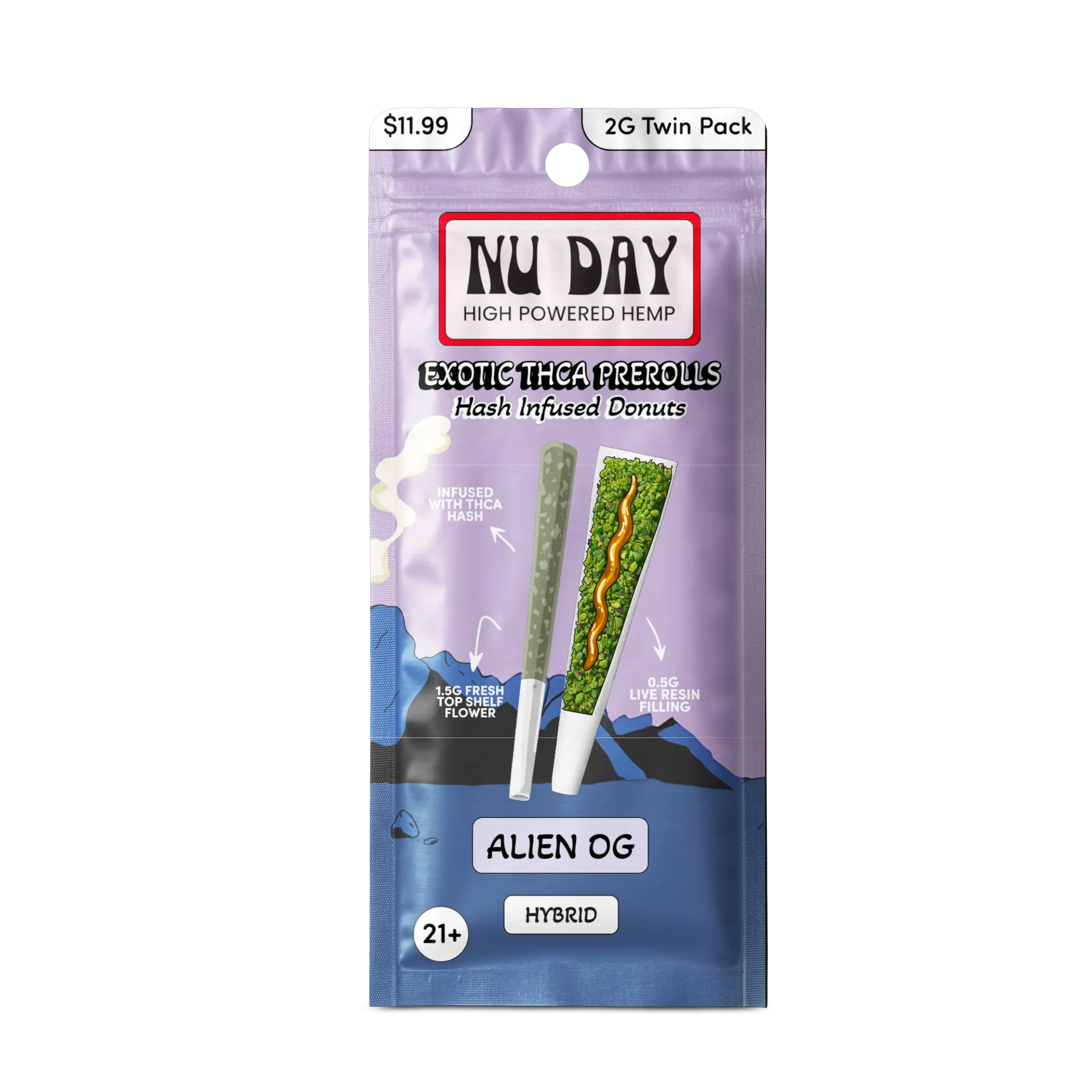 Nu Day Hash Hole Twin Pack: Alien OG