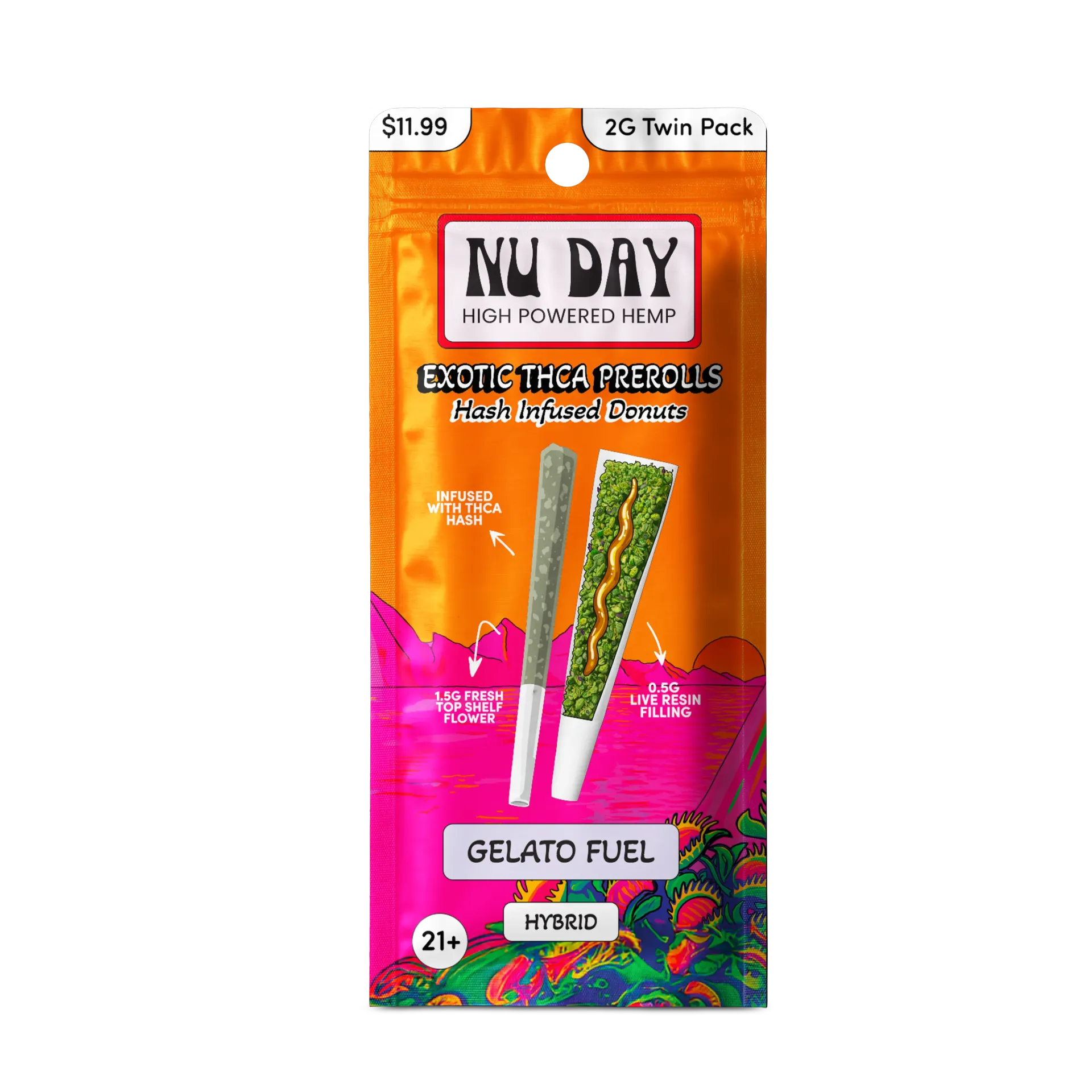Nu Day Hash Hole Twin Pack: Gelato Fuel