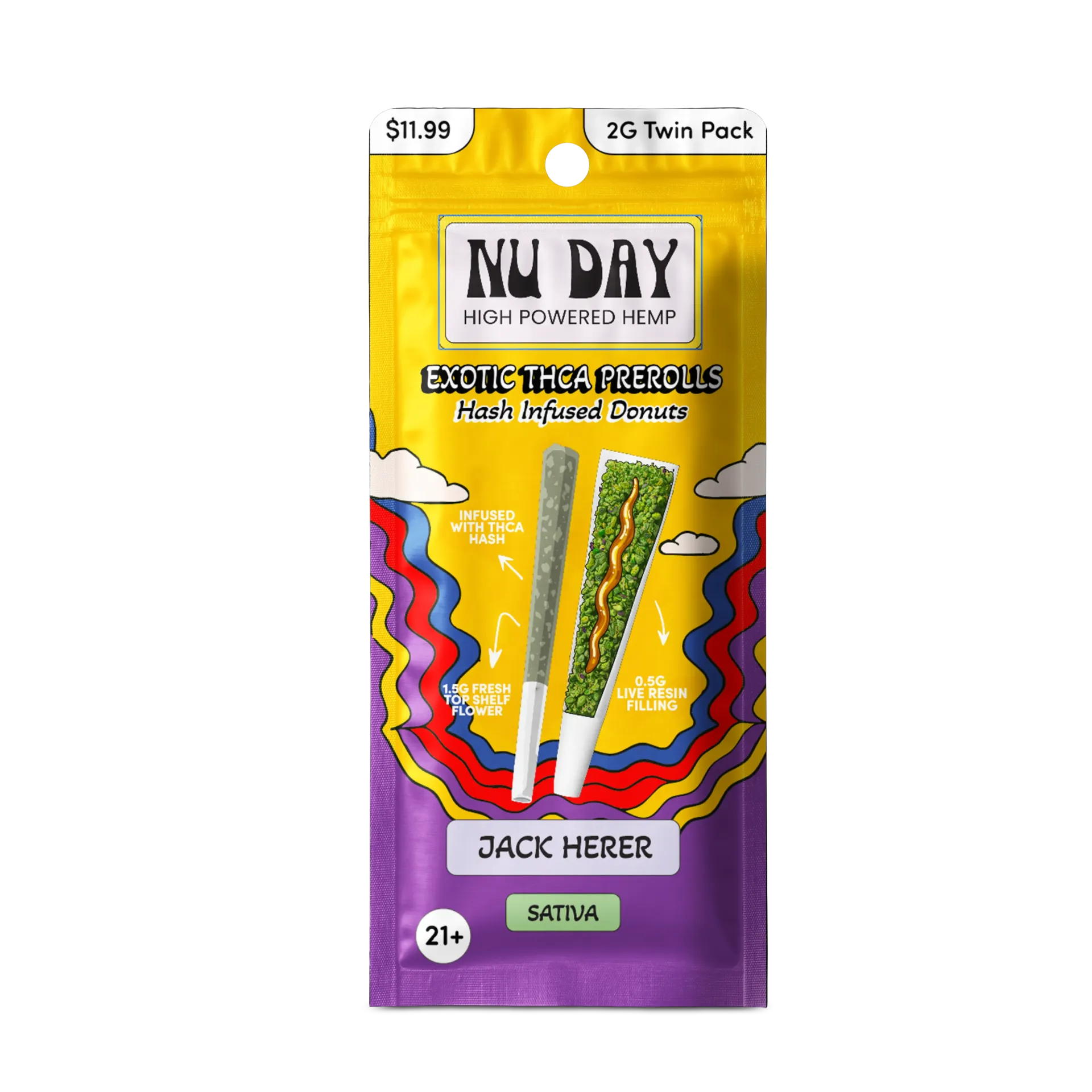 Nu Day Hash Hole Twin Pack: Jack Herer