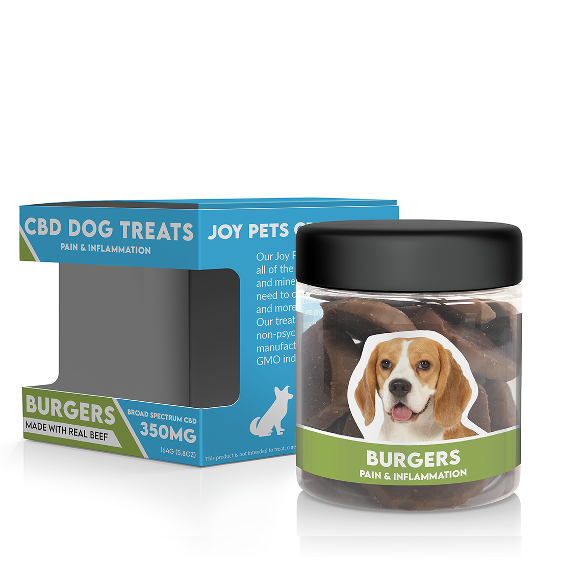 Joy Pet CBD Dog Treats: Burgers